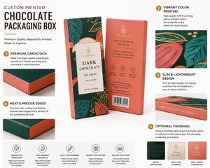 FX Luxury <b>White</b> <b>Cardboard</b> Eco-Friendly Recyclable Chocolate <b>Box</b> Clear Window Magnetic Closure Custom Logo Folding Gift Packaging - Product Image 4