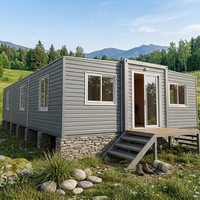 Maison préfabriquée de haute qualité, norme australienne, 20 pieds, 2 chambres, type conteneur extensible, double aile, pliable