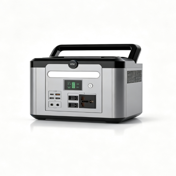 500W Portable Power Station, 500Wh Fast Charging, Lithium Iron Phosphate Battery, 600 Charge Cycles