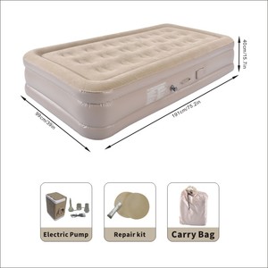 Colchón de Aire Individual para Camping al Aire Libre con Diseño Compacto Bomba Incorporada Montaje Rápido Comodidad para Dormir Pulgadas para Muebles de Dormitorio 21 - Product Image 3