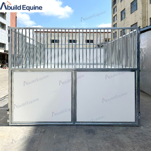 Kandang Kuda Portabel ABILD yang Luar Biasa, Panel Konstruksi Baja/Aluminium, Permukaan Berlapis Bubuk Galvanis Panas, Stabil - Product Image 2