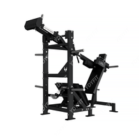 Équipement de fitness commercial pour salle de sport, machine à squats pendulaires en acier inoxydable pour la musculation et l'entraînement des jambes