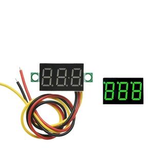 Bssy) Mini 0.36 Inch 0-30V Voltmeter 2 Draden 3 4 Cijfers Led Motorfiets Digitale Tester Display Meter - Product Image 5