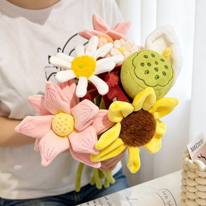 Juguetes Songshan, Serie de Flores, Ramo de Peluche DIY, Rosa, Margarita, Plantas, Arreglo Floral para Boda, Decoraciones para Floristería, Regalo - Product Image 4