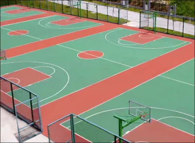 Outdoor concrete quick drying floor paint Acrylic Basketball court multi color paint