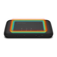 Miniteclado retroiluminado H20 con Touchpad, Pantalla Completa trasera, 2,4G, inalámbrico, compatible con aprendizaje IR
