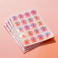 Feuille d'autocollants anime personnalisés, autocollants kawaii pour scrapbooking, pour agenda, journal, décoration DIY, ensemble multi-designs