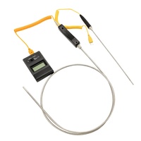 Sonde de température portative à thermocouple PT100 en acier inoxydable, flexible et pliable – Vente chaude