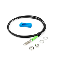 Sensor Serat Optik Refleksi Difus GR320 Pra-kabel 2m, Probe IP65 Bersertifikasi CE, Jarak Deteksi 0-80mm, 24V