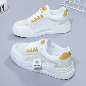 Удобная повседневная спортивная обувь универсальная противоскользящая легкая мягкая подошва увеличивающая высоту массивная платформа - Product Image 5