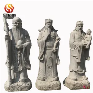Fu Lu Shou Felicità, Fortuna e La Longevità Dei Statua di Pietra