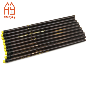 Crayons thermosensibles, crayons en bois à changement de couleur avec gommes, papeterie éducative personnalisée <span class=keywords><strong>noir</strong></span> à <span class=keywords><strong>rouge</strong></span> - Product Image 4