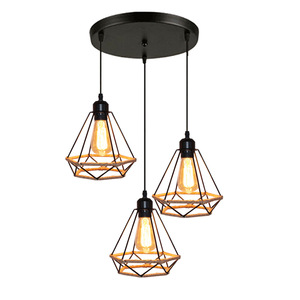 Plafonnier suspendu au design vintage, luminaire décoratif de plafond, style rétro, idéal pour une cuisine ou une chambre à coucher, nouveau modèle - Product Image 2