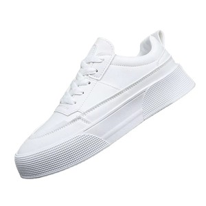 Fabricant de baskets personnalisées, petites commandes, chaussures de marche blanches pour hommes, chaussures en cuir - Product Image 3