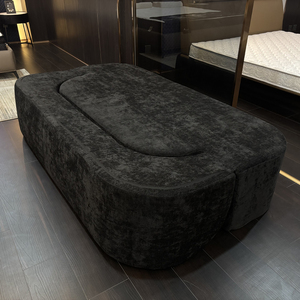 Wholesale Convertible Indoor Furniture Love Seat Sleeper <b>Sofa</b> Modern Brown Vacuum Packed Compressed Villa Living Room 2 Seater - Product Image 6