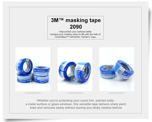 Blue Tape 3 M 2090 Ruban de masquage Peintres Tape 3.M 2090 Mélamine - Product Image 2