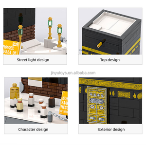 Nueva <span class=keywords><strong>mezquita</strong></span> Kaaba Arabia Saudita juego <span class=keywords><strong>de</strong></span> bloques <span class=keywords><strong>de</strong></span> construcción Kaaba arquitectura ladrillos conjunto DIY educativo escena <span class=keywords><strong>de</strong></span> <span class=keywords><strong>la</strong></span> <span class=keywords><strong>calle</strong></span> bloques <span class=keywords><strong>de</strong></span> construcción - Product Image 5