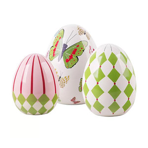 DIY Painted <strong>Ceramic</strong> Bisque Colorful Custom Easter <strong>Egg</strong> - Product Image 1