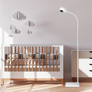 Support de sol pour caméra de surveillance de bébé, sans perçage mural, hauteur réglable, vue aérienne parfaite, montage flexible, sécurité bébé, pour chambre d'enfant - Product Image 1