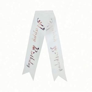Cinta de Satén Personalizada con Logotipo, Ecológica, para Despedida de Soltera, Cumpleaños, Boda y Fiesta - Product Image 3