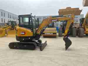 Mini-excavatrice sur chenilles hydraulique SY35U de 3,58 tonnes avec flèche pivotante - Product Image 3