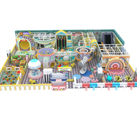 Équipement de terrain de jeu intérieur pour enfants, aire de jeux souple, trampoline, bac à sable, toboggan, structure d'escalade, parc d'attractions, piscine à balles en bois écologique
