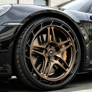 Jantes BZY forgées sur mesure 5x130 pour <span class=keywords><strong>Porsche</strong></span> 911 992 991 997 GT2 GT3 RS <span class=keywords><strong>Taycan</strong></span> 718 GT4 19 20 21 pouces, jantes en alliage bronze concaves - Product Image 4