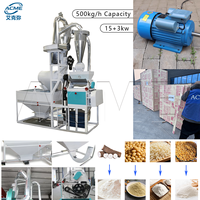 Machines de mouture de farine de blé entièrement automatiques pour les petites entreprises, faible investissement, profit élevé, utilisation facile