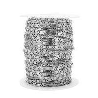 PVD 18K Gold Edelstahl Blanko-Kette für Kettenhalsband Armband DIY Schmuckherstellung