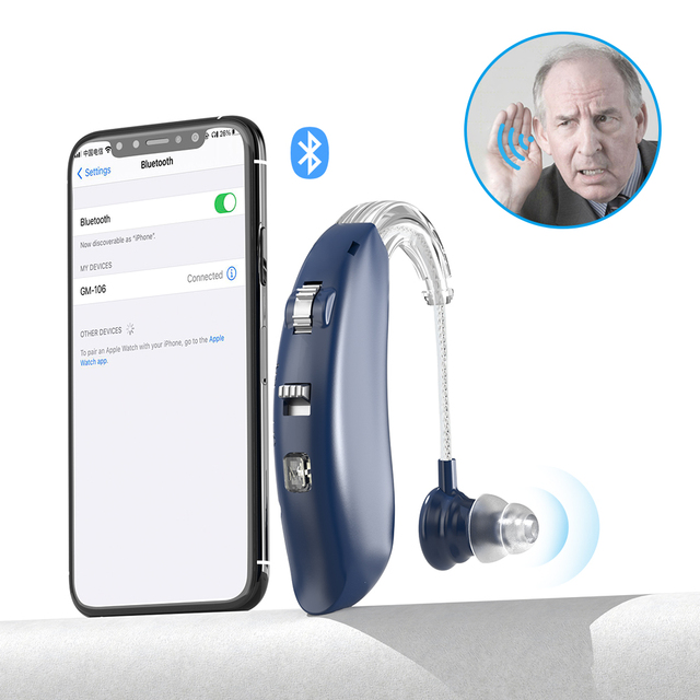 Hot Sale Intelligent Rechargeable Noise Reduction Sound Amplifier Ear & Hearing Product for Deafness