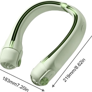 Ventilador sin Aspas Recargable por USB, Batería de 2400mAh, Portátil, Manos Libres, Uso en Mesa, Ventilador de Cuello de 3 Velocidades, para Actividades al Aire Libre - Product Image 3