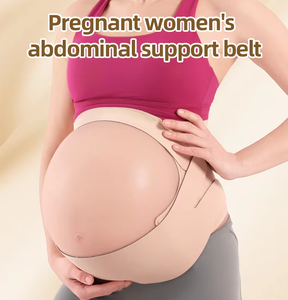 Aofit Bande de soutien abdominale respirante et réglable en nylon pour la grossesse, soulagement des douleurs lombaires et de la maternité - Product Image 6