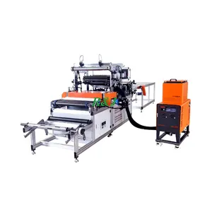 Knife filter pleating machine for air oil fuel filters