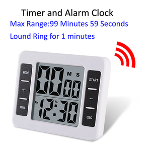 Kỹ Thuật Số Từ Nhà Bếp Hẹn Giờ Với Đếm Ngược Nấu Ăn Lớn Đồng Hồ Báo Thức Pin Powered Công Cụ Nhà Bếp Cho Nghiên Cứu Lớp Học Giáo Viên - Product Image 2