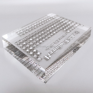 Regalos para estudiantes, tablero de letrero acrílico, <span class=keywords><strong>tabla</strong></span> periódica de acrílico transparente de los elementos, bloque de visualización - Product Image 2