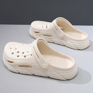 รองเท้าแตะผู้ชาย Guru รุ่น Clogs พื้นหนา EVA เพิ่มความสูง ระบายอากาศได้ดี ป้องกันกลิ่นอับ เหมาะสำหรับฤดูร้อนและชายหาด - Product Image 2