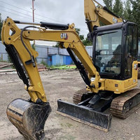 Excavatrice compacte Cat 303 de haute qualité, mini-excavatrice Caterpillar 303 de 3 tonnes avec certification CE, à vendre