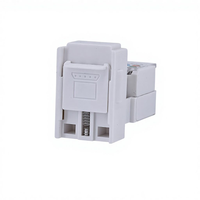 Module de prise réseau Gigabit CAT6 K&R K&R-8510 de type autre, module RJ45 en bronze étain-phosphore Super Cat 6a pour porte PC/QSn6.5-0.1