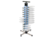 Équipement de cuisine commerciale, chariot à plateaux pliable en acier inoxydable, écologique, pour restaurant, hôtel, traiteur, buffet