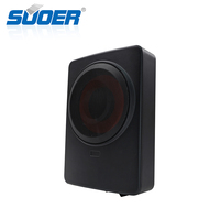 Subwoofer Mobil Suoer CS-8T Slim 8 Inch di Bawah Jok Desain Keren dengan 24V DC untuk Speaker Mobil