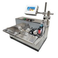 Máquina de codificación automática de etiquetas de número de lote y fecha de caducidad, tinta sólida de alta velocidad