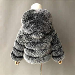 Haute qualité mignon enfants manteau de <span class=keywords><strong>fourrure</strong></span> garçon chaud enfants manteau de <span class=keywords><strong>fourrure</strong></span> <span class=keywords><strong>avec</strong></span> <span class=keywords><strong>capuche</strong></span> véritable <span class=keywords><strong>fourrure</strong></span> de renard hiver enfant veste - Product Image 5