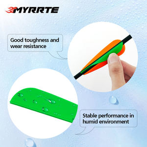 Custom-Länge 2/3/4/5 Zoll Befiederung mit mehrfarbigen Federn, geeignet für DIY Pfeils chäfte und Bogens chießen Zubehör. - Product Image 5