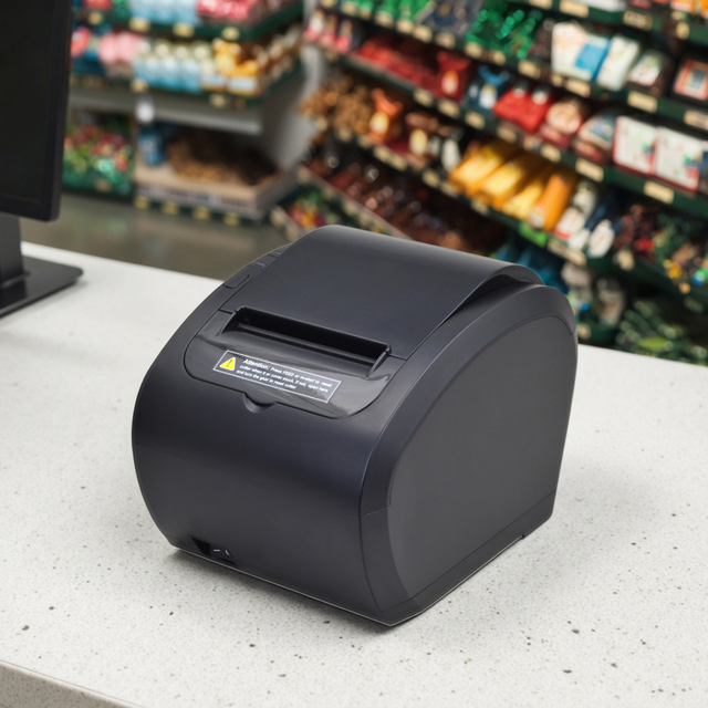 Auto Cutting Thermal Receipt Printer POS Use Salon Safe Printing WIFI LAN Wireless 80mm Thermal Bill Receipt Printer
