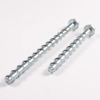 Ancres à vis en acier Tapcon à tête hexagonale fendue pour béton et maçonnerie 1/4 pouce