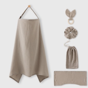 Coprispalle in cotone per allattamento, copertura per l'allattamento all'aperto per la privacy della mamma - Product Image 1