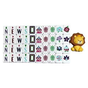 Juego de Cartas de Ajedrez Portátil para Exteriores, Fichas de Mahjong de Acrílico de Estilo Americano de Alta Calidad Resistentes a los Arañazos - Product Image 4