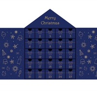 Boîtes cadeaux surprise compte à rebours calendrier de l'avent personnalisé haut de gamme boîte d'emballage en papier vide de noël pour cadeaux