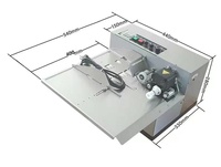 Machine de comptage et de numérotation automatique de sacs en plastique et de cartons, séparateur d'étiquettes, avec PLC informatisé haute vitesse pour bureau