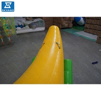 Bateau banane gonflable flottant, balançoire aquatique, jeu interactif pour parc aquatique